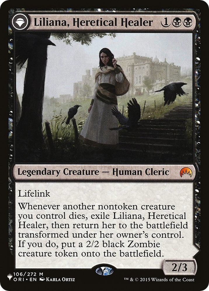 Image for Liliana, Heretical Healer (106) [The List Reprints]