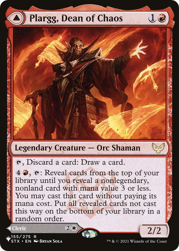 Image for Plargg, Dean of Chaos (155) [The List Reprints]