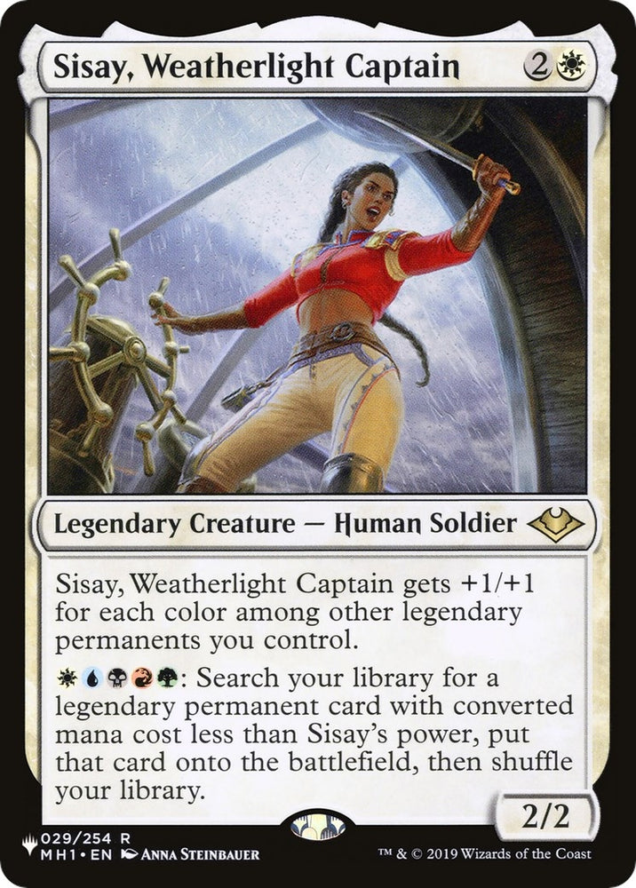 Image for Sisay, Weatherlight Captain (29) [The List Reprints]