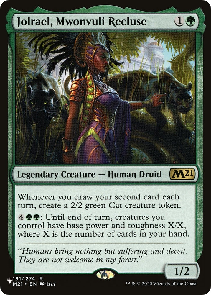 Image for Jolrael, Mwonvuli Recluse (191) [The List Reprints]