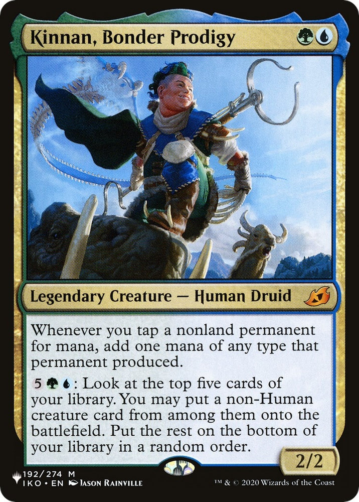 Image for Kinnan, Bonder Prodigy (192) [The List Reprints]