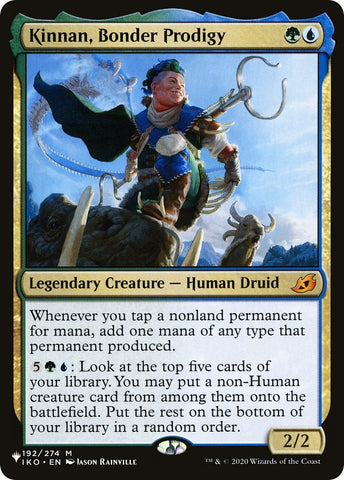 Image for Kinnan, Bonder Prodigy (192) [The List Reprints]