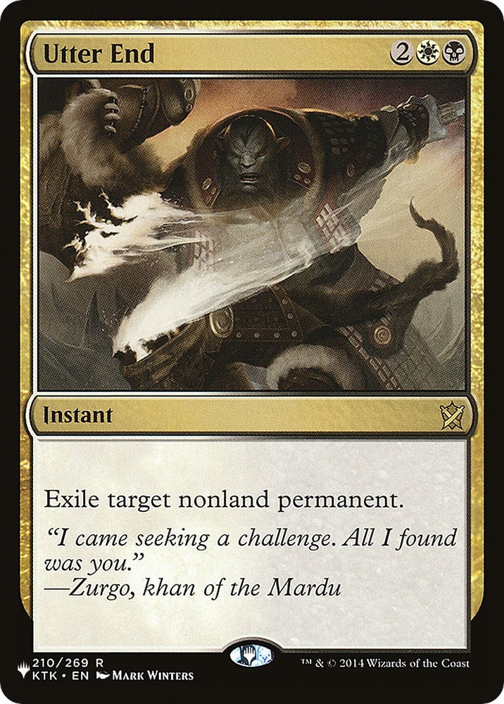 Image for Utter End (210) [The List Reprints]
