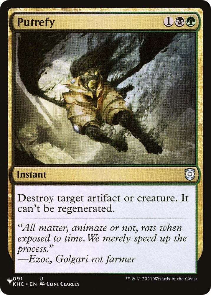 Image for Putrefy (KHC) (91) [The List Reprints]