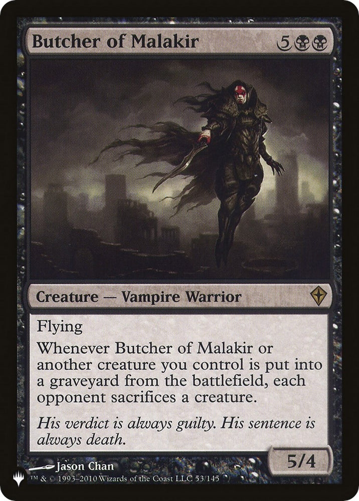 Image for Butcher of Malakir (53) [The List Reprints]