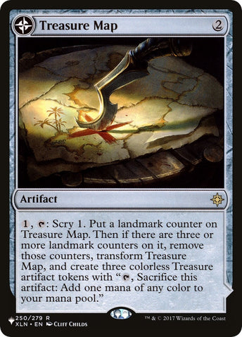 Image for Treasure Map (250) [The List Reprints]