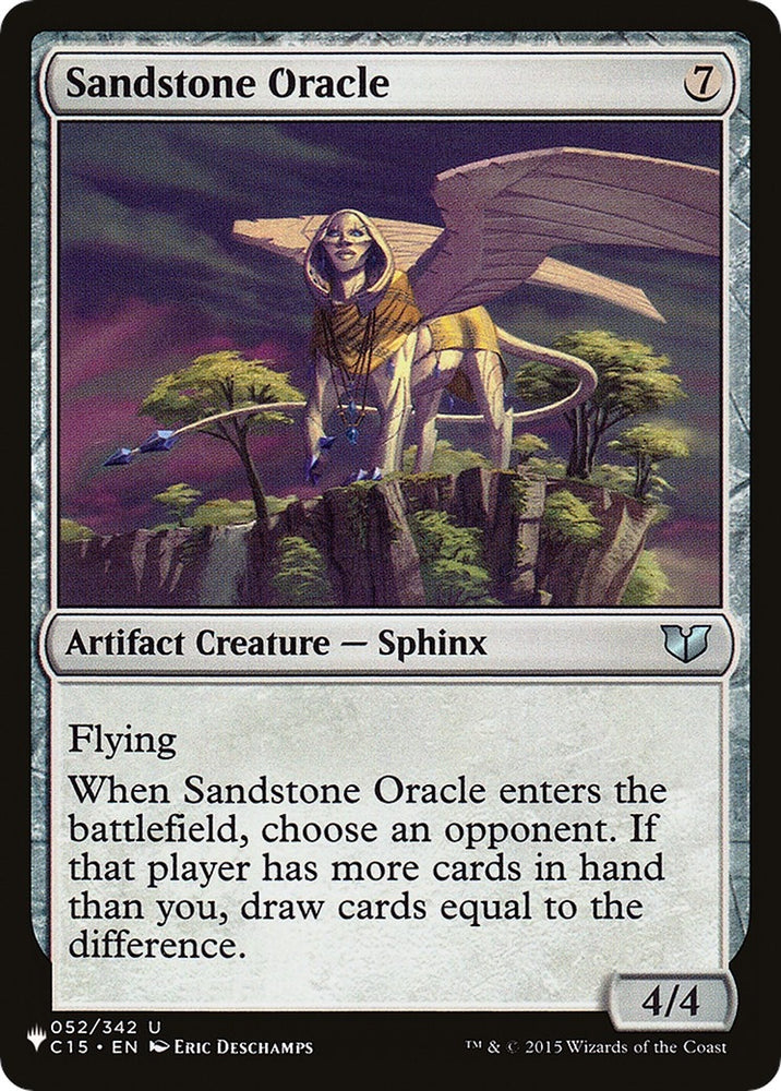 Image for Sandstone Oracle (C15) (52) [The List Reprints]