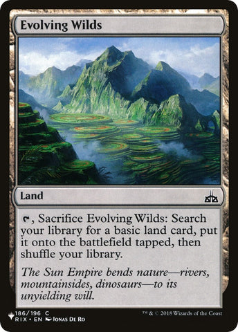 Image for Evolving Wilds (RIX) (186) [The List Reprints]