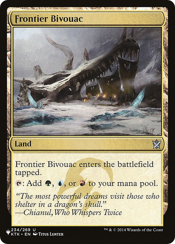 Image for Frontier Bivouac (KTK) (234) [The List Reprints]