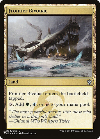 Image for Frontier Bivouac (KTK) (234) [The List Reprints]
