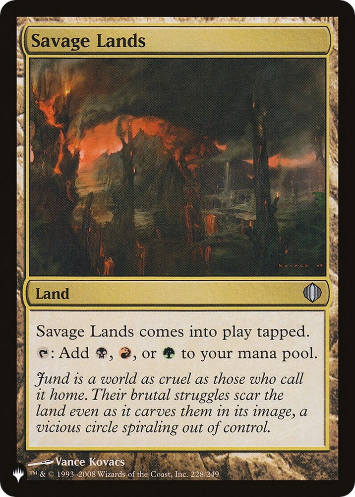 Image for Savage Lands (228) [The List Reprints]