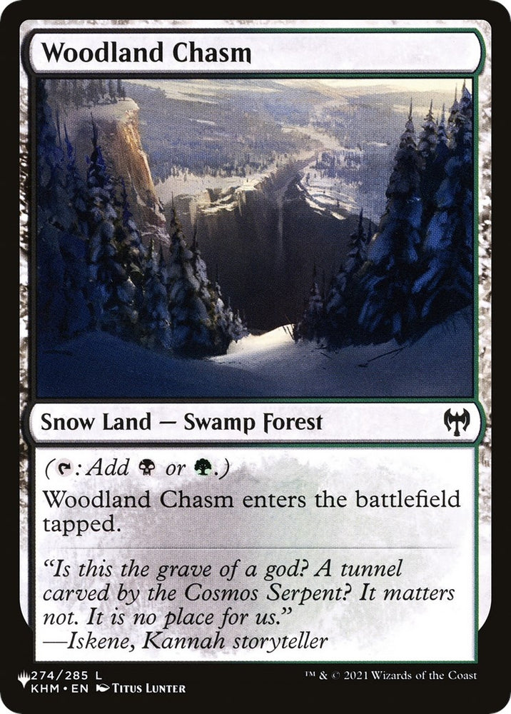 Image for Woodland Chasm (274) [The List Reprints]