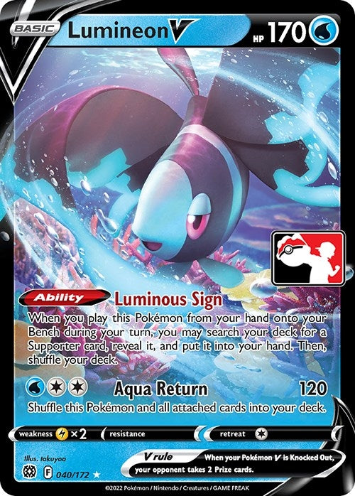 Image for Lumineon V (040/172) [Prize Pack Series Cards]