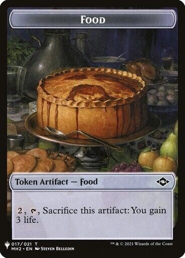 Image for Food // Golem Double-sided Token (17 // 27) [The List Reprints]