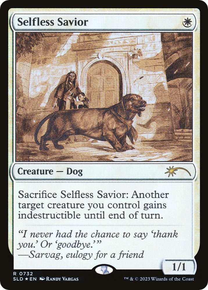 Image for Selfless Savior (Sketch Showcase) (732) [Secret Lair Drop Series]