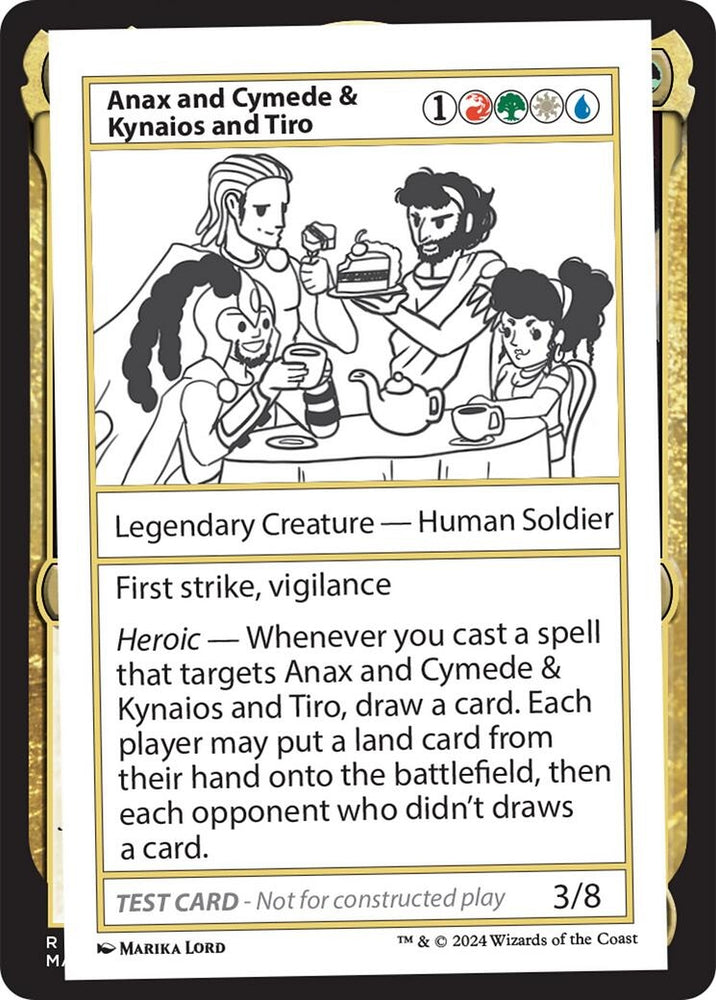 Anex and Cymede and Kynaios and Tiro [Un-Known Event Playtest Cards]