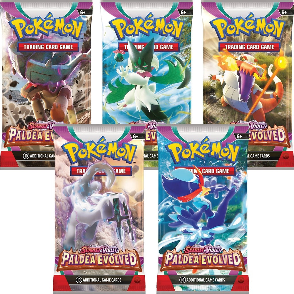 Image for Paldea Evolved Booster Pack Art Bundle [Set of 5] (PAL)