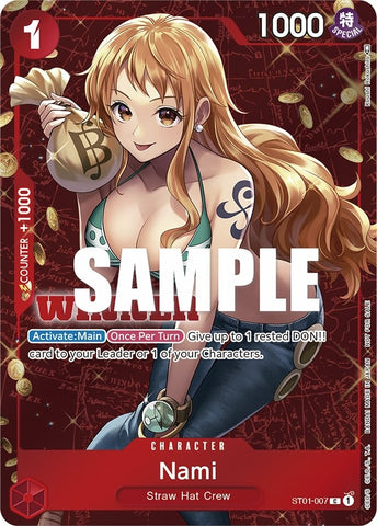 Nami (Tournament Pack Vol. 3) [Winner] (ST01-007) (One Piece Promotion Cards)