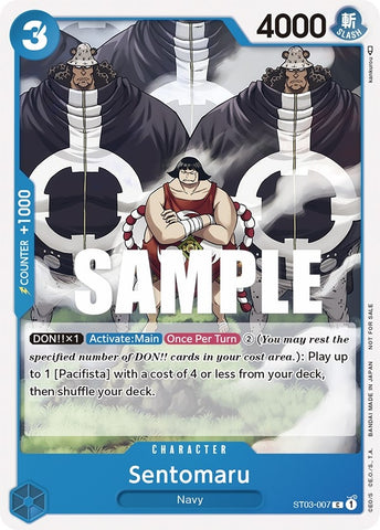 Image for Sentomaru (Tournament Pack Vol. 3) [Participant] (ST03-007) (One Piece Promotion Cards) - One Piece Card Game