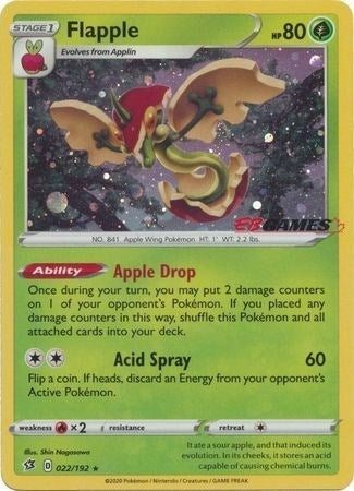 Flapple - 022/192 (EB Games Exclusive) (022/192) (Miscellaneous Cards & Products)