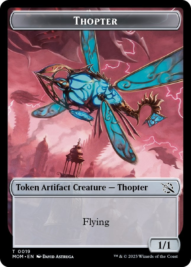 Image for Thopter // Spirit (0014) Double-Sided Token (19 // 14) [March of the Machine]