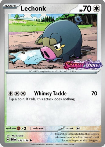 Lechonk - 156/198 (Best Buy Promo) (156/198) (Miscellaneous Cards & Products)
