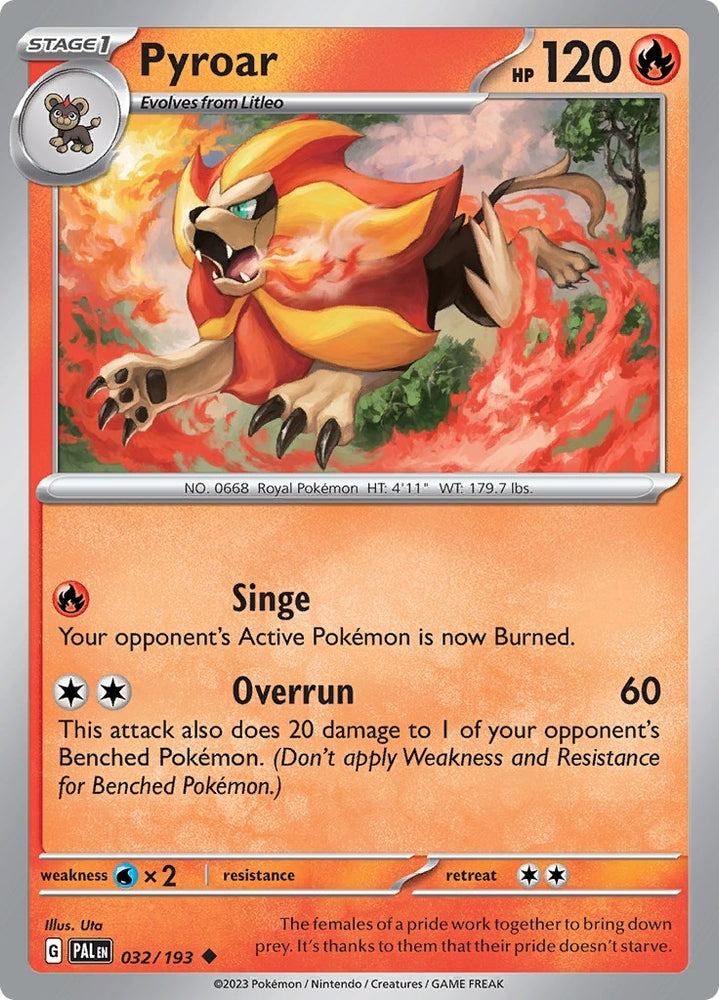 Image for Pyroar - 032/193 (032/193) (PAL)