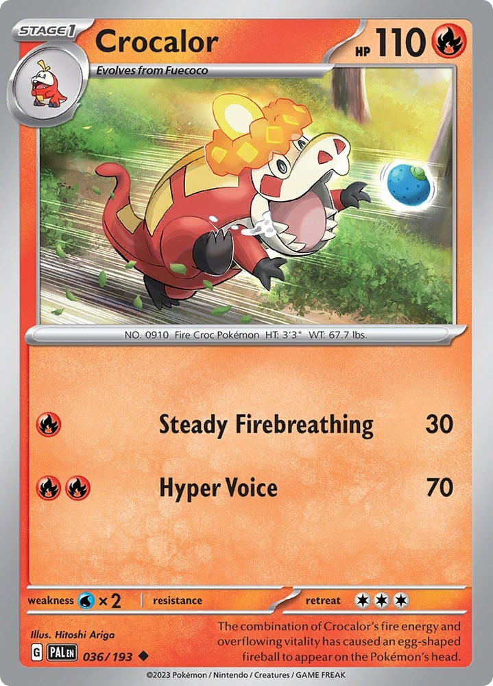 Image for Crocalor - 036/193 (036/193) (PAL)