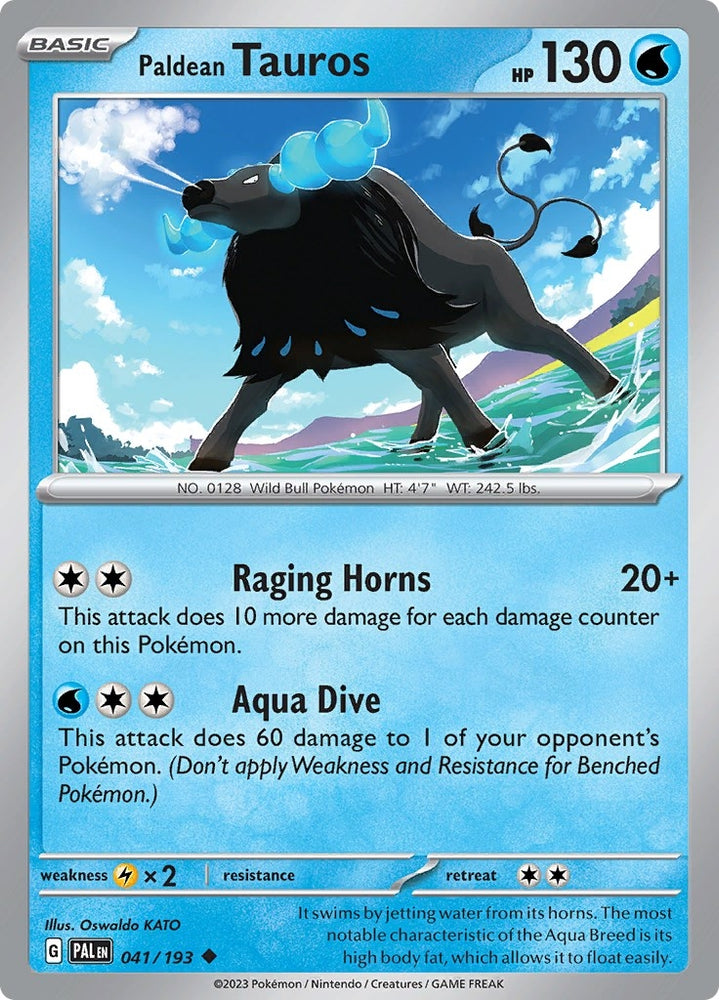 Image for Paldean Tauros - 041/193 (041/193) (PAL)