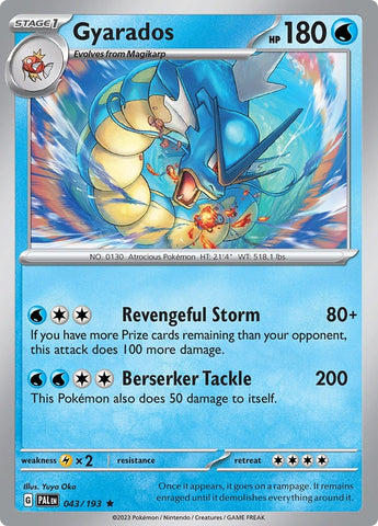 Image for Gyarados (043/193) (PAL)