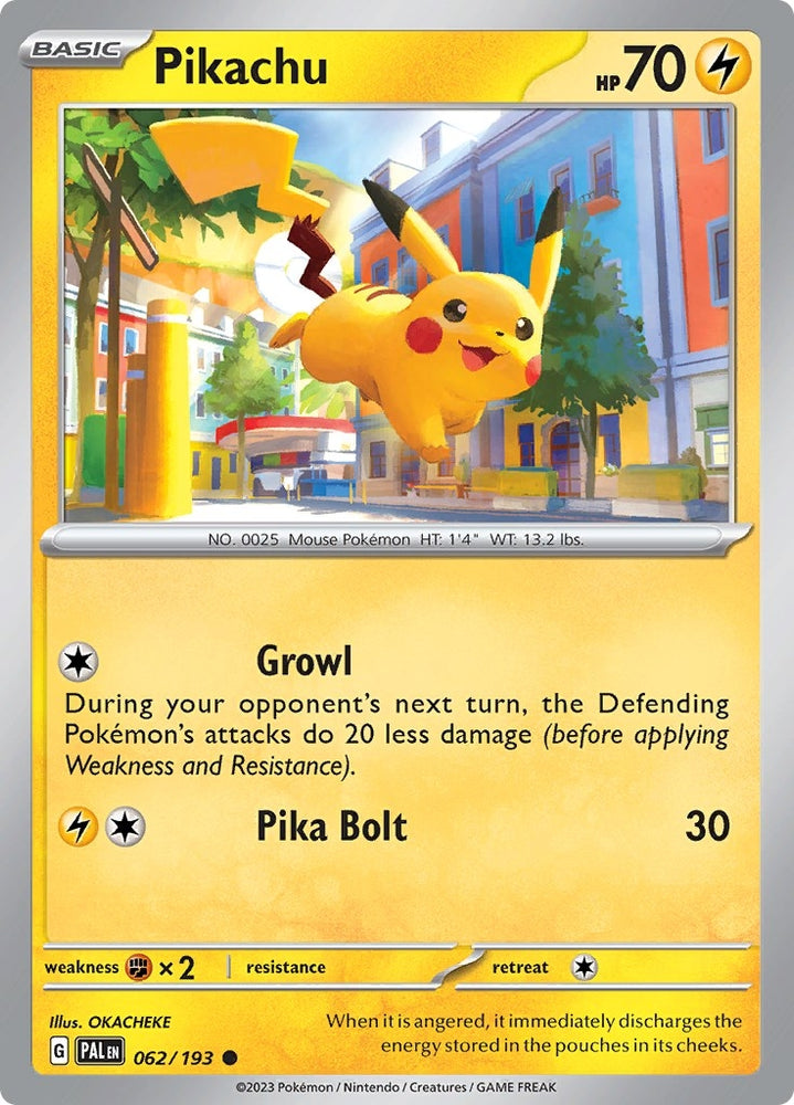 Image for Pikachu (062/193) (PAL)