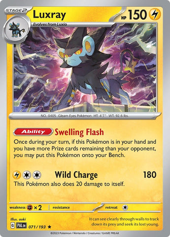 Image for Luxray (071/193) (PAL)