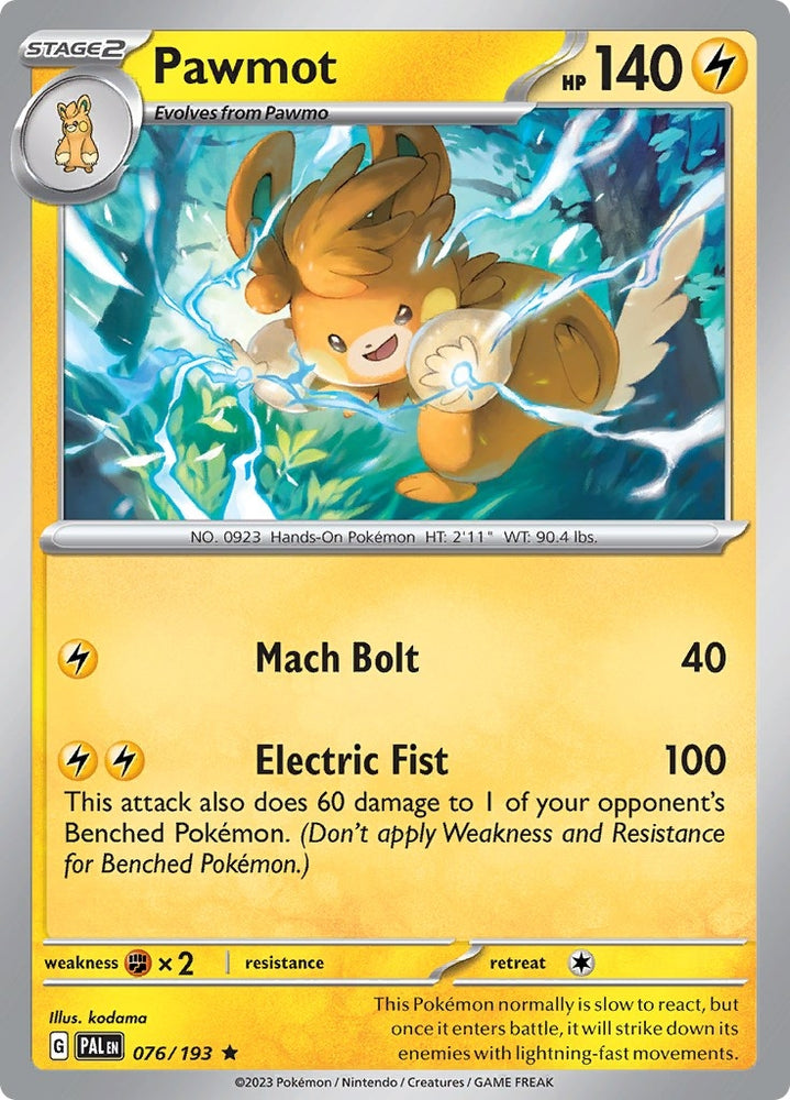 Image for Pawmot (076/193) (PAL)