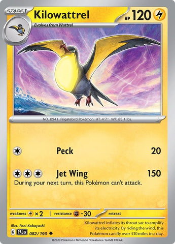 Image for Kilowattrel (082/193) (PAL)