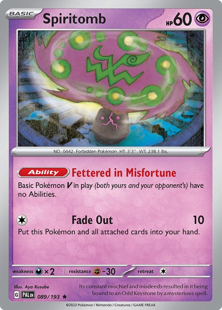 Image for Spiritomb (089/193) (PAL)