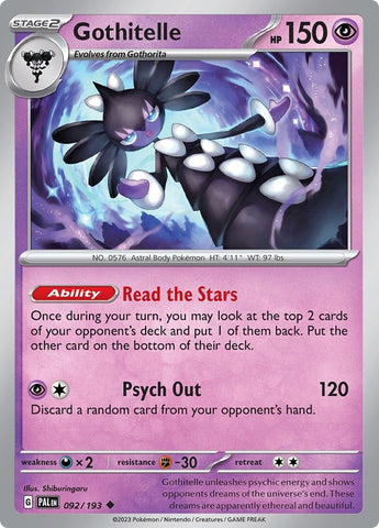 Image for Gothitelle (092/193) (PAL)