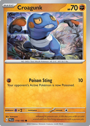 Image for Croagunk (114/193) (PAL)