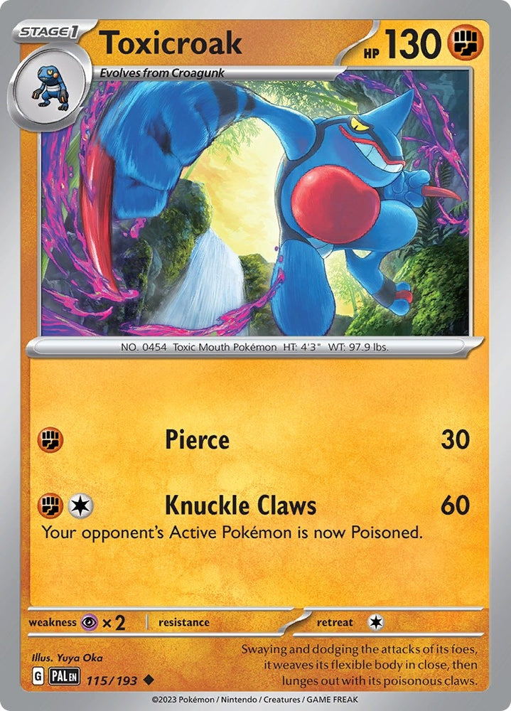 Image for Toxicroak (115/193) (PAL)