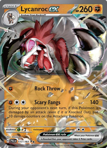 Image for Lycanroc ex (117/193) (PAL)