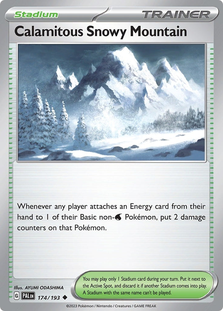 Image for Calamitous Snowy Mountain (174/193) (PAL)