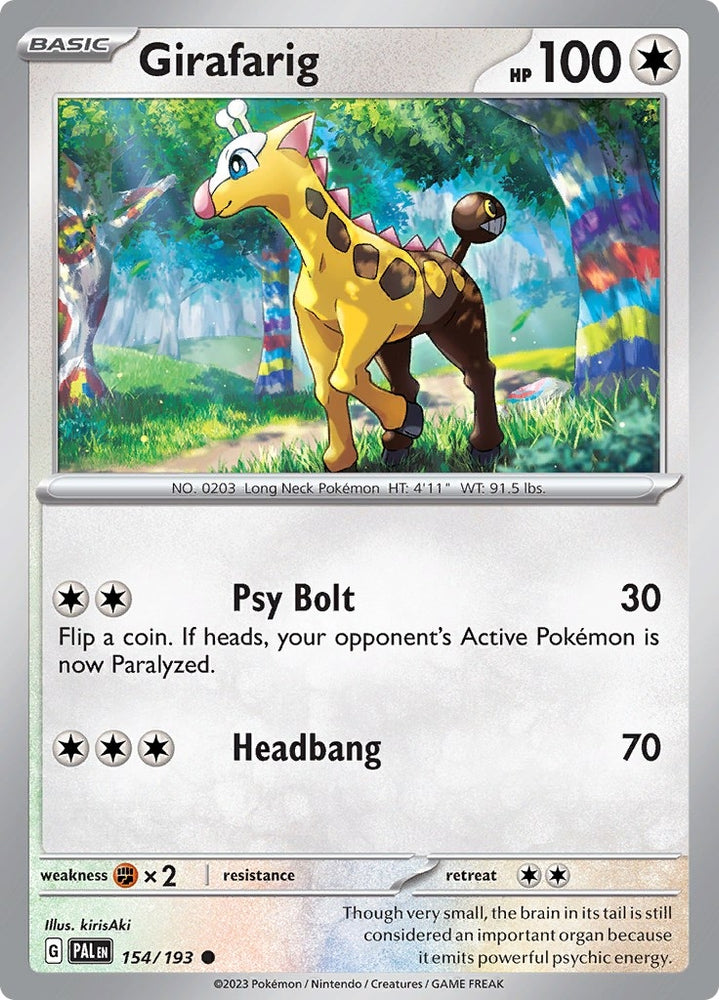 Image for Girafarig (154/193) (PAL)