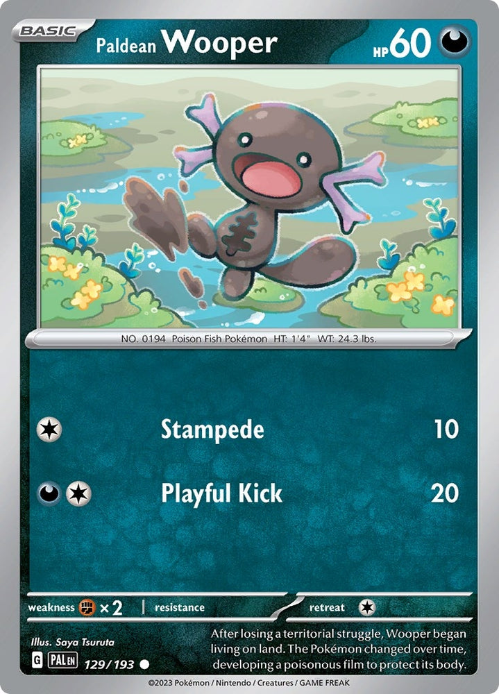 Image for Paldean Wooper - 129/193 (129/193) (PAL)