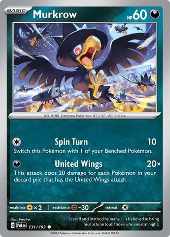 Image for Murkrow (131/193) (PAL)