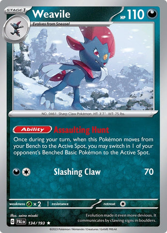 Image for Weavile (134/193) (PAL)