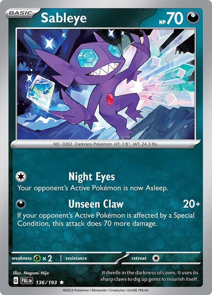 Image for Sableye (136/193) (PAL)