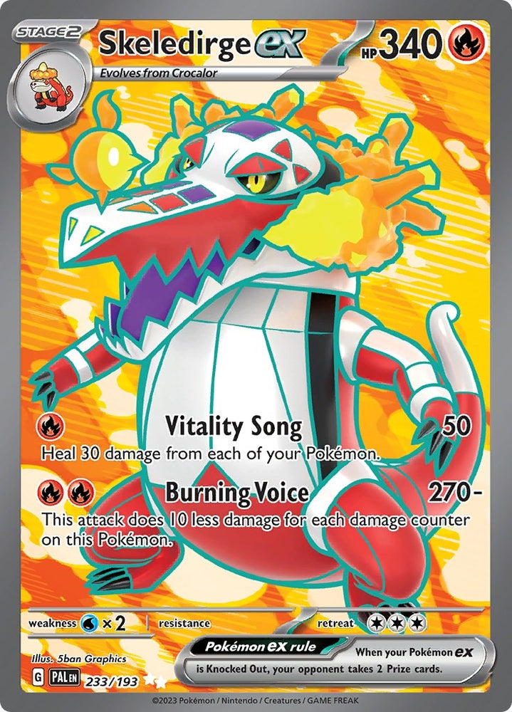 Skeledirge ex (233/193) (SV02: Paldea Evolved)