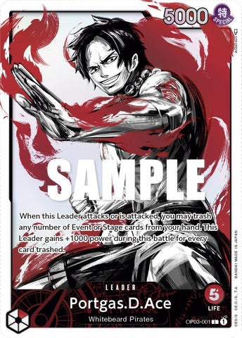 Image for Portgas.D.Ace (Alternate Art) (OP03-001) - One Piece Card Game