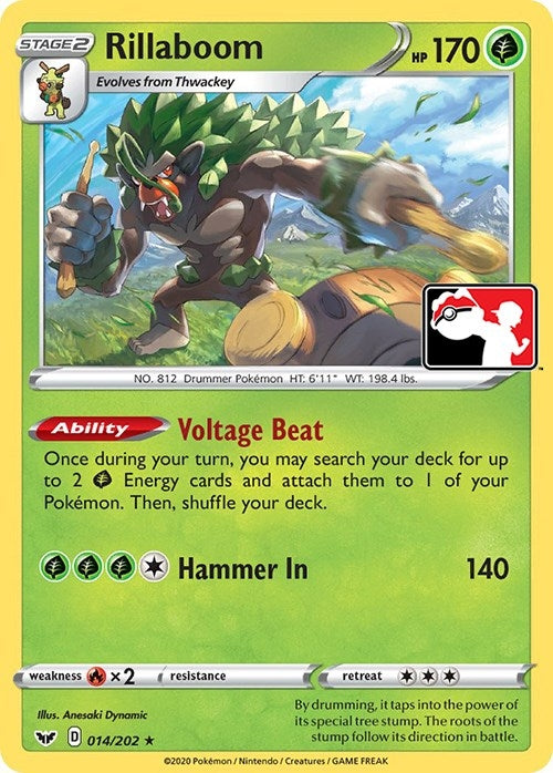 Image for Rillaboom (014/072) [Prize Pack Series Cards]