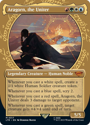 Image for Aragorn, the Uniter (Showcase) (317) [Universes Beyond: The Lord of the Rings: Tales of Middle-earth]