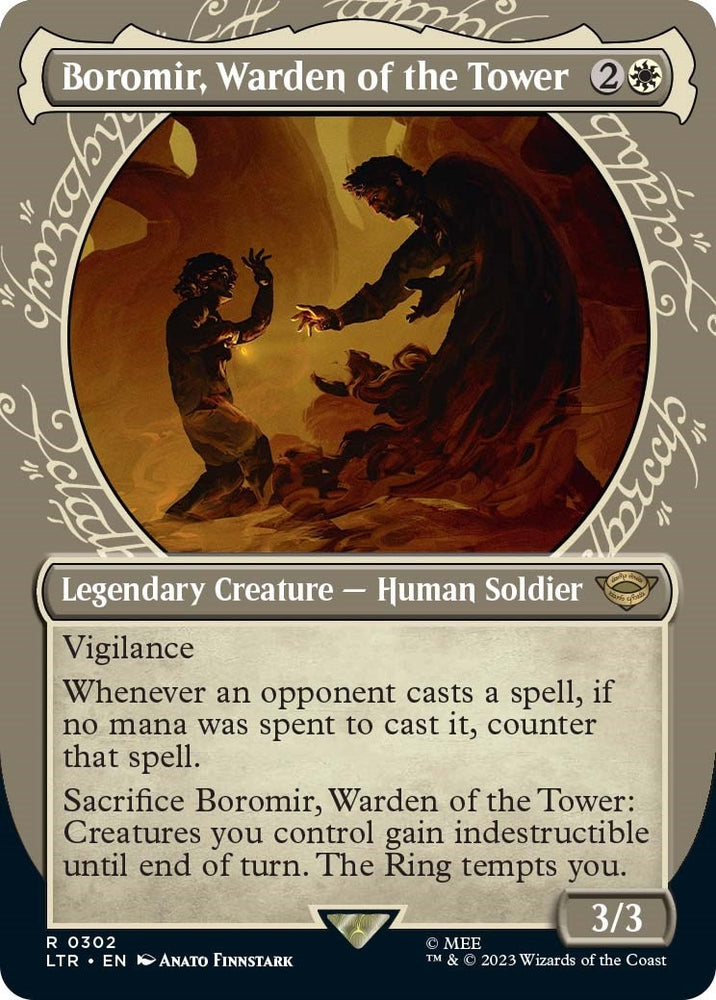 Image for Boromir, Warden of the Tower (Showcase) (302) [Universes Beyond: The Lord of the Rings: Tales of Middle-earth]